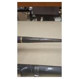 1 Daiwa and 1 Shimano fishing rod