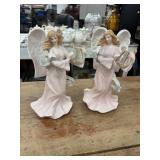 Two Classic Treasures porcelain angel music box
