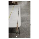 Vintage wooden fly rod is missing top section