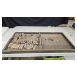 Letter Stamp Tray from Printing Press Cabinet