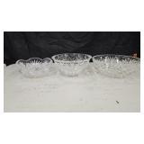 Antique cut glass bowl in Starburst or Pinwheel