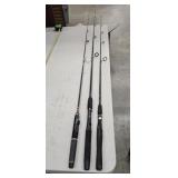 3 Fishing Rods, No Reels Included