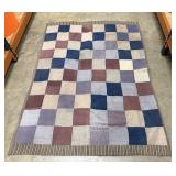Vintage Handmade Patchwork Quilt, Checkerboard
