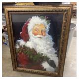 "Santa Portrait" Framed Canvas Portrait by Susan