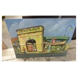 Canvas Oil Painting of the French Market in New