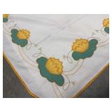Vintage Twin Lightweight Coverlet with Yellow