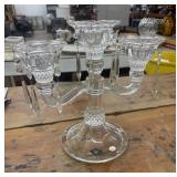 Shannon Crystal Candelabra with Prisms from the