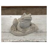 Concrete Garden Frog Statue, Heavy