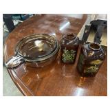 2 Painted Tobacco Bottles with Visionware