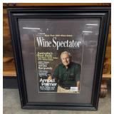 Arnold Palmer Signed Wine Spectator Magazine,