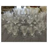 21pc. Flemington Glass Carol Collection Delicate
