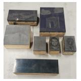 Vintage Letterpress Printing Blocks Printer