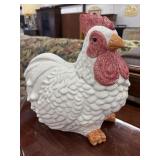 Ceramic Chicken Hen Cookie Jar Canister, Vintage