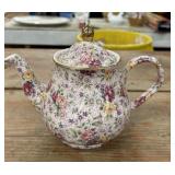 Arthur Wood & Sons English floral chintz teapot