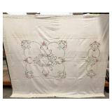 Vintage Floral Embroidered Twin Size Lightweight