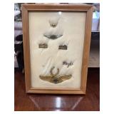 Framed Collection Vintage Harley-Davidson Gold