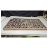 FULL Letter Stamp Tray from Printing Press Cabinet