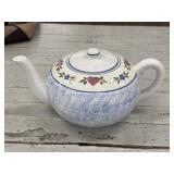 Vintage R.B. Bernarda Portugal Floral Teapot