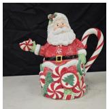 Fitz and Floyd Christmas Santa Claus Teapot