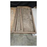 2 Wood Keystone Type Foundry Letter Stamp Trays