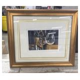 Wine Bottles Original Painting by Gary Curtis