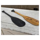 Vintage Navajo Brand Canoe Rustic Paddles