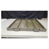 2 vintage Hamilton metal tray appears to be a