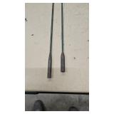 2 all metal tops for fishing poles