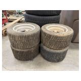 ITP Golf Cart Wheels w/ Carlisle Tour Max