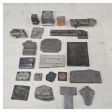 Antique Metal Printing Plates for Printing Press