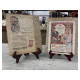 TWO Prince Albert 1926 Print Advertisements