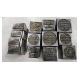 Vintage Letterpress Printing Blocks Printer