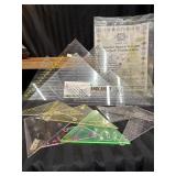 Sewing Stencils, Trianglular rulers fabric cutting