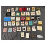 43 advertising match boxes and more.
