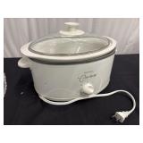 White West Bend Crockery Crock Pot Slow Cooker
