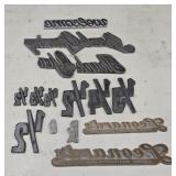 Vintage Letterpress Stamp Plates Printer
