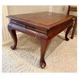 Traditional Wooden Accent Table w/ 2 Slide Drawers