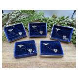 5 Sterling Silver WWII United States Army Air