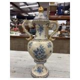 Vintage European-style ceramic urn or vase