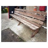 Handmade Outdoor Wooden Bench