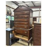Ethan Allen HighBoy Dresser Missing Drawer.
