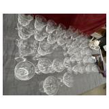 35pc Heisey Rose Iced Tea Glasses 1940s-1950s