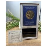 Sterling Silver First Step on the Moon Eyewitness