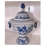 Vintage Bombay Company blue and white porcelain