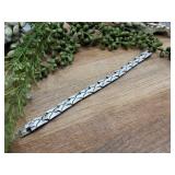.925 Sterling Silver Handmade Menï¿½s Bracelet.
