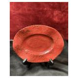 LOV Pottery handmade red speckled ceramic spoon