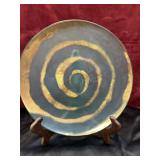 Decorative Spiral Design Plate
