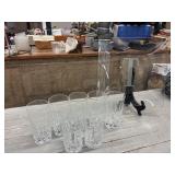 Rogaska Gallia crystal highball glasses, and