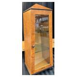 Biedermeier style small display cabinet featuring