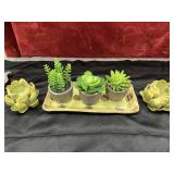 9pc Bundle of misc home decor.
